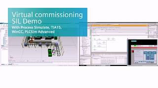 Tecnomatix Process Simulate Machine Tending Demo with PLCSim Advanced [upl. by Kasper695]