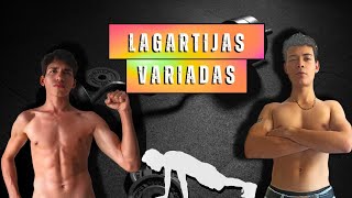 Explicando variaciones de lagartijas y como hacerlas para mejorar progresivamente [upl. by Ahsitauq]