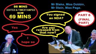 Post Office Horizon Inquiry Susan Crichton amp Mr Blake Part 6 She Quit Signed an NDA [upl. by Laws]