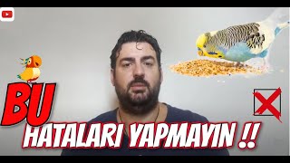 BU HATALARI YAPIYORSANIZ KUŞUNUZ FAZLA YAŞAMAZ  En Çok Yapılan Bakım HATALARI [upl. by Jerrol]