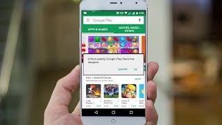 How to Fix Unfortunately Google Play Store has Stopped In Android [upl. by Mhoj]