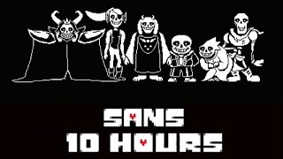 Undertale OST sans 10 Hours HQ [upl. by Cousin332]