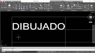 Curso de AutoCAD 2016  Cajetín sencillo 12 [upl. by Riem]