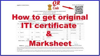 How to Download Online NCVT ITI Marksheet Certificate easily Hindi [upl. by Anaxor]