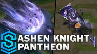 Ashen Knight Pantheon Skin Spotlight  PreRelease  League of Legends [upl. by Salsbury]