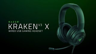 Razer Kraken V3 X  UltraLight Comfort for Gaming Immersion [upl. by Adnuhsal891]