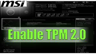 How to Enable TPM 20 on AMD Ryzen CPUs [upl. by Roddy]