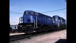 Classic Conrail Elkhart South Bend 1982 Part 1 [upl. by Milburt]