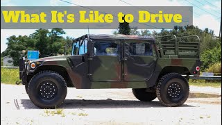 Humvee Build  Driving a Military Humvee HMMWV [upl. by Aerdnek333]