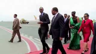 President Kagame and First Lady State Visit to Ethiopia Addis Ababa 16 April 2015 [upl. by Hsirk]