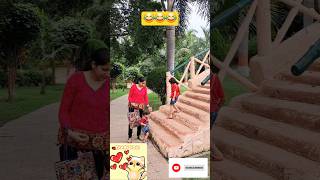 Yashika enjoying on clay bridge  मिट्टी का पुल fun play ytshorts comedy viralshort [upl. by Otreblanauj]