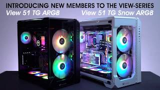 Thermaltake Chassis  View 51 TG ARGB Full Tower Chassis  Product Look [upl. by Gerbold]