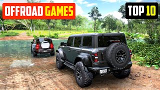 Top 10 Offroad games for android  Best offroad car driving games for android on 2024 [upl. by Anatnom]