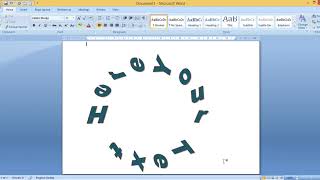 Microsoft Word How to Use Word Art in MS Word 2020 [upl. by Shea709]