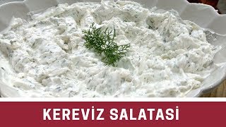 KEREVİZ SALATASI NASIL YAPILIR MEZE TARİFLERİ [upl. by Llekcor]