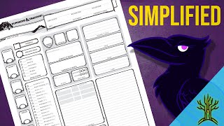 DampD Character Sheet Basics [upl. by Eissalc]