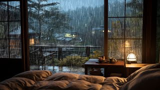 【5M】 Soothing Rain Sounds🌧️  Come in to the bed and close your eyes to feel the rain😴 [upl. by Ahsilav]