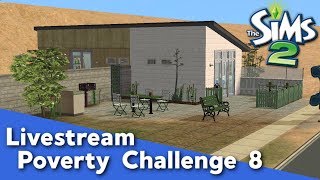 The Sims 2 Poverty Challenge 8  Pleasant Sims Livestream [upl. by Dace419]