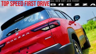 2022 Maruti Brezza Top Speed First Drive Review Unscripted  Truly Impressive [upl. by Reube]