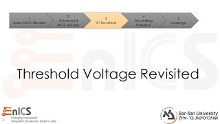 VLSI  Lecture 3c MOSFET Modeling  Threshold Voltage Revisited [upl. by Nanni]