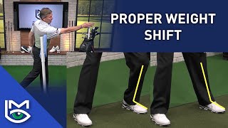 SIMPLE Explanation of Weight Shift amp Ground Force in the Golf Swing with Michael Breed [upl. by Ridglee]