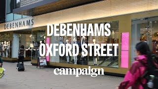 Debenhams Oxford Street opens instore Christmas Market [upl. by Akcir]