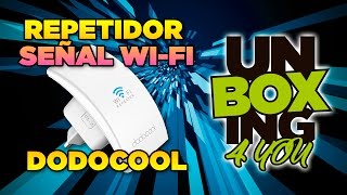 Repetidor  Amplificador de señal WiFi   DODOCOOL  Unboxing  Configuración [upl. by Fesuoy]