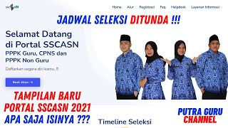 Sudah Dibuka  Tampilan Portal SSCASN Terbaru 2021  FAQ Pendaftaran PPPK Guru [upl. by Oiruam]