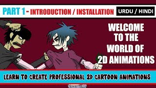 Toon Boom Harmony Installation Part01  Learn To Create 2d Cartoon Animations In Urdu  Hindi [upl. by Eniladam937]