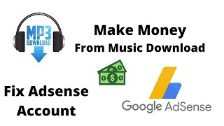 How to Make Mp3 Download Website  Fix Google Adsense Approval Issues  Earn From Music [upl. by Anitac526]