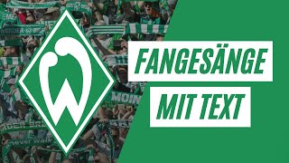 Werder Bremen  Fangesänge mit Text [upl. by Nylarahs]