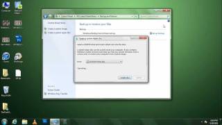 Create a Recovery Disc in Windows 7 [upl. by Rima433]