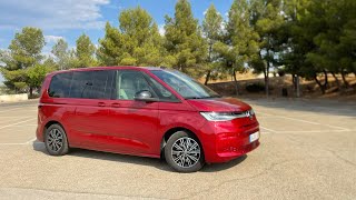 Un repaso por fuera y por dentro a la Volkswagen Multivan eHybrid de 218 CV [upl. by Dyoll839]