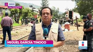 Continúa el conflicto en Michoacán así se enfrentaron policías y normalistas  Yuriria Sierra [upl. by Jabin854]