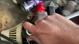 Stihl FS90R carburetor replacement and valve adjustment [upl. by Silverts]