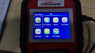 OBD II Code Scanner KW850 Update Process v18  Update the Scanner amp Printing Diagnostic Report [upl. by Olenka]