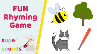 TRY THIS FUN rhyming game in preschool and kindergarten [upl. by Tat]