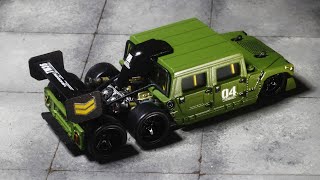 HOTWHEELS FAST AND FURIOUS HUMMER CUSTOM 6X6 [upl. by Starobin]