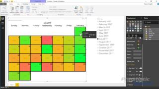 Power BI Custom Visuals  Beyondsoft Calendar [upl. by Merry]