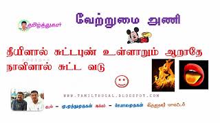 வேற்றுமை அணி VETRUMAI ANI TAMIL ILAKKANAM [upl. by Cyd]