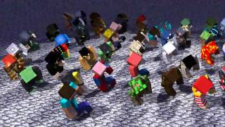 Minecraft Dancing Skins Animation test 2 [upl. by Ecirahs]