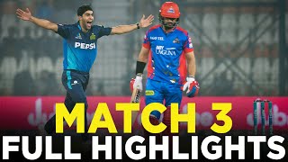 Full Highlights  Multan Sultans vs Karachi Kings  Match 3  HBL PSL 9  M2A1A [upl. by Ahsiener]