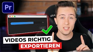 Videos RICHTIG EXPORTIEREN  Premiere Pro CC 2020 Best Settings [upl. by Anhavas]