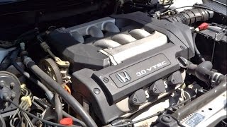 2002 honda odyssey engine removal [upl. by Nahs]