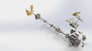 BOSCH VE PUMP  Exploded View Animation [upl. by Stefanie]