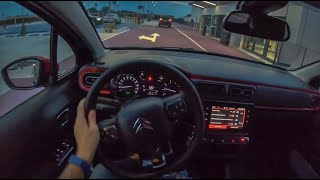 Citroen C3 Night  4K POV Test Drive 280 Joe Black [upl. by Atkinson]