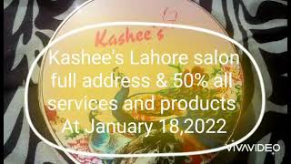 kashees Lahore salon full address  information about kashees Lahore salon by Javeria Nadeem [upl. by Beebe]