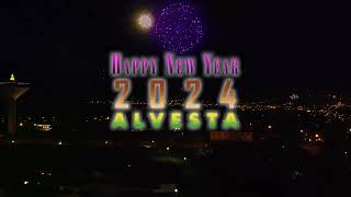 🎆 Happy New Year 2024 🎇 Alvesta  Sweden [upl. by Iloj606]