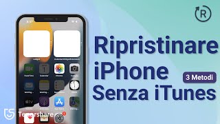 Come Ripristinare iPhone Senza iTunes 2024  Reset iPhone 3 Metodi [upl. by Aer35]