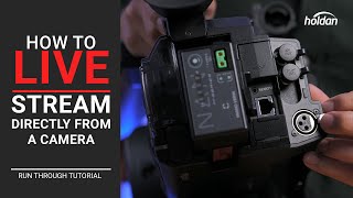 How to Live Stream From Any Camera with a BuiltIn Streaming Encoder  Walkthrough Tutorial  CX350 [upl. by Merrel217]